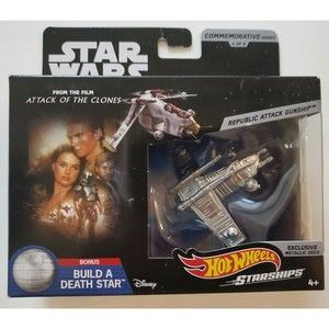 Hot Wheels Star Wars Republic Attack Gunship Commemorative Series 2 of 9 NEW